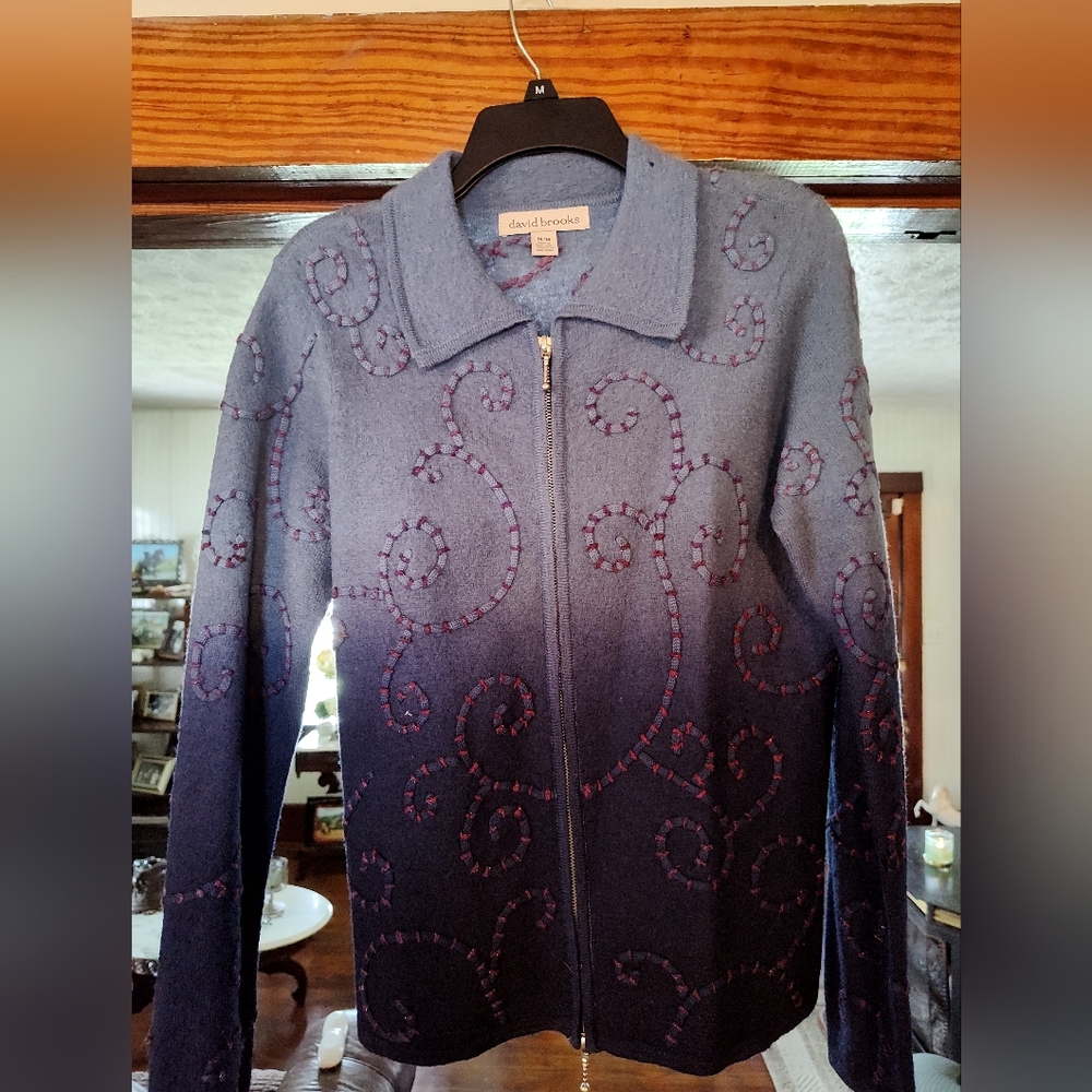 David Brooks Two-Tone Hombre Embroidered Jacket